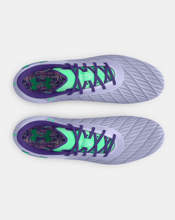 Unisex UA Magnetico Pro 3 FG Soccer Cleats in Purple image number 2